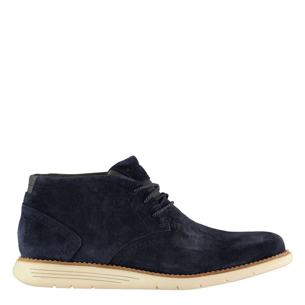 Rockport - Mens Chukka Boots - Navy - NZ (XCF-487692)